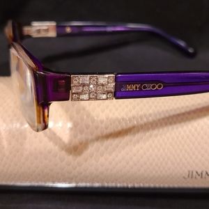 Jimmy Choo JC41 Purple BLING Eyeglasses Frames